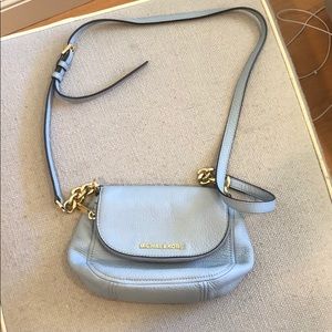Blue Michael Kors crossbody bag